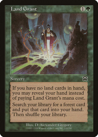 Land Grant [Mercadian Masques] | Dumpster Cat Games