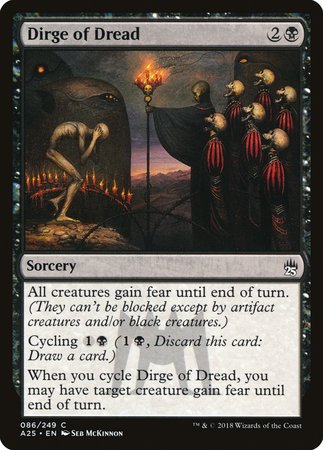 Dirge of Dread [Masters 25] | Dumpster Cat Games