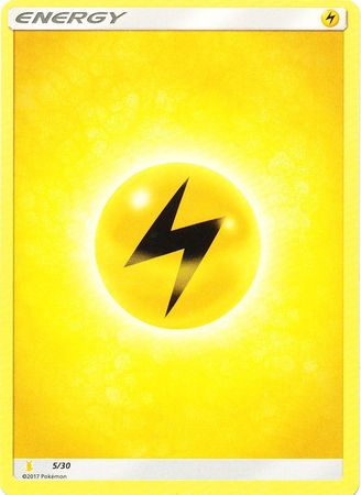 Lightning Energy (5/30) [Sun & Moon: Trainer Kit - Alolan Raichu] | Dumpster Cat Games