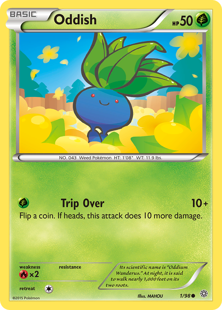 Oddish (1/98) [XY: Ancient Origins] | Dumpster Cat Games