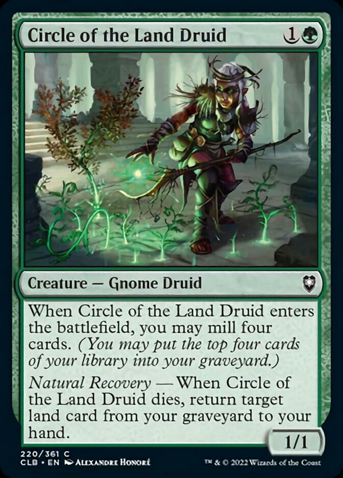 Circle of the Land Druid [Commander Legends: Battle for Baldur's Gate] | Dumpster Cat Games