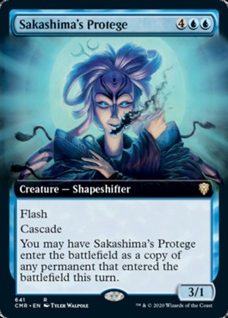 Sakashima's Protege (Extended Art) [Commander Legends] | Dumpster Cat Games