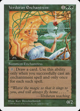 Verduran Enchantress [Fifth Edition] | Dumpster Cat Games