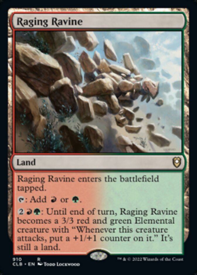 Raging Ravine [Commander Legends: Battle for Baldur's Gate] | Dumpster Cat Games