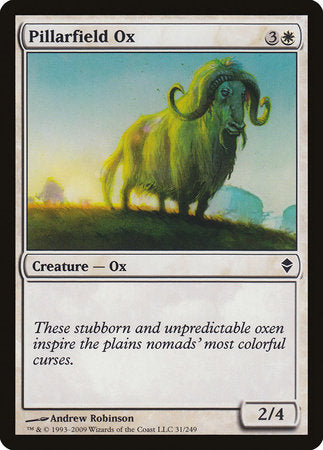 Pillarfield Ox [Zendikar] | Dumpster Cat Games