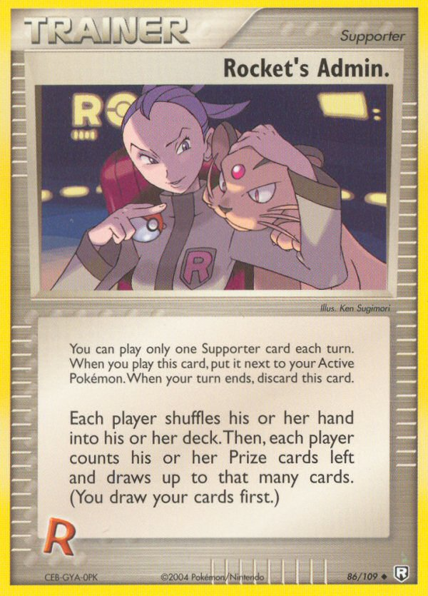 Rocket's Admin. (86/109) [EX: Team Rocket Returns] | Dumpster Cat Games
