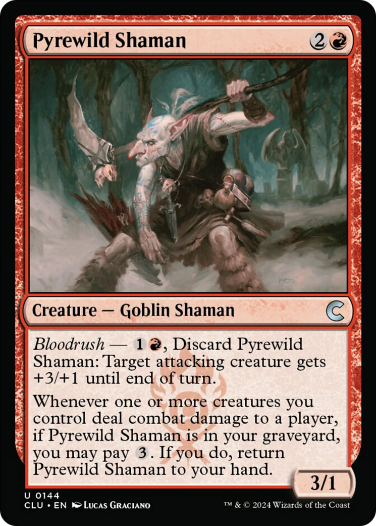 Pyrewild Shaman [Ravnica: Clue Edition] | Dumpster Cat Games
