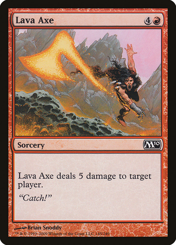 Lava Axe [Magic 2010] | Dumpster Cat Games
