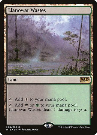 Llanowar Wastes [Magic 2015] | Dumpster Cat Games