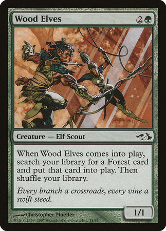 Wood Elves [Duel Decks: Elves vs. Goblins] | Dumpster Cat Games