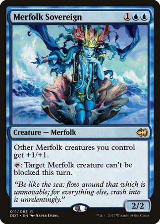 Merfolk Sovereign [Duel Decks: Merfolk vs. Goblins] | Dumpster Cat Games