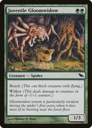 Juvenile Gloomwidow [Shadowmoor] | Dumpster Cat Games