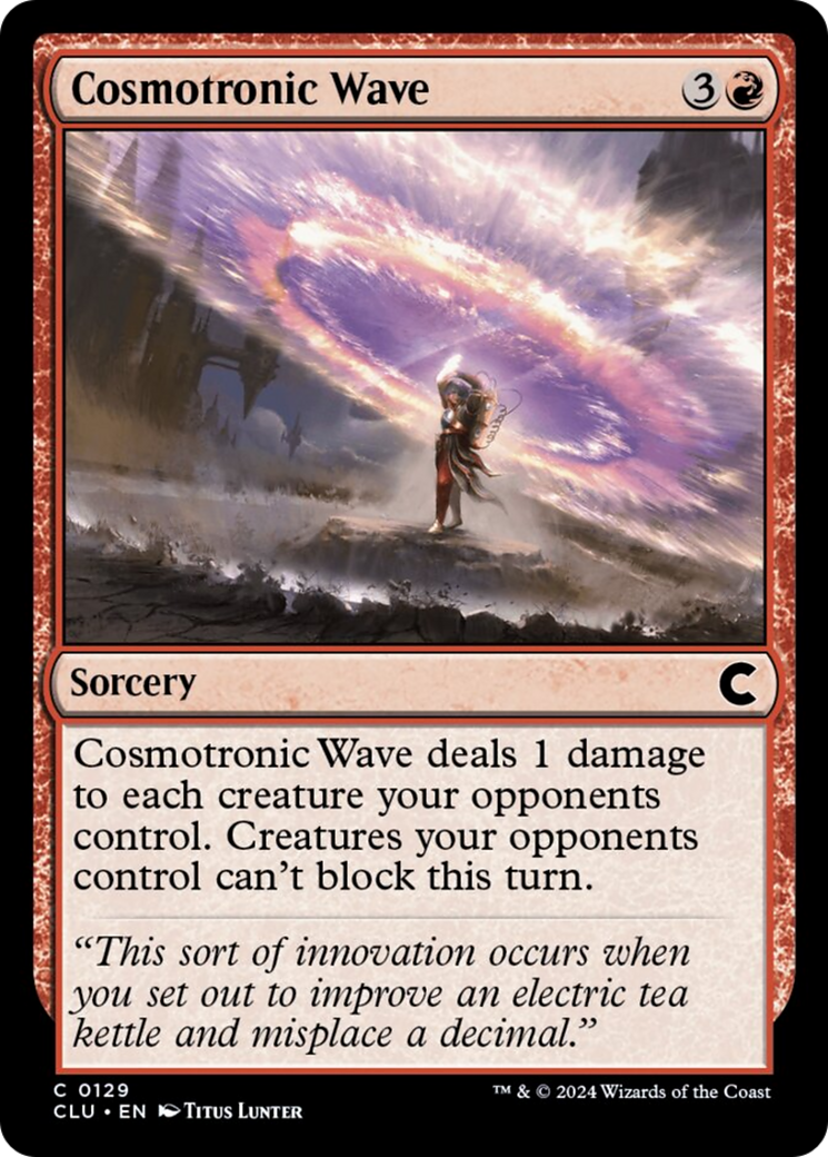 Cosmotronic Wave [Ravnica: Clue Edition] | Dumpster Cat Games
