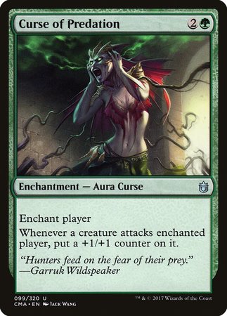 Curse of Predation [Commander Anthology] | Dumpster Cat Games