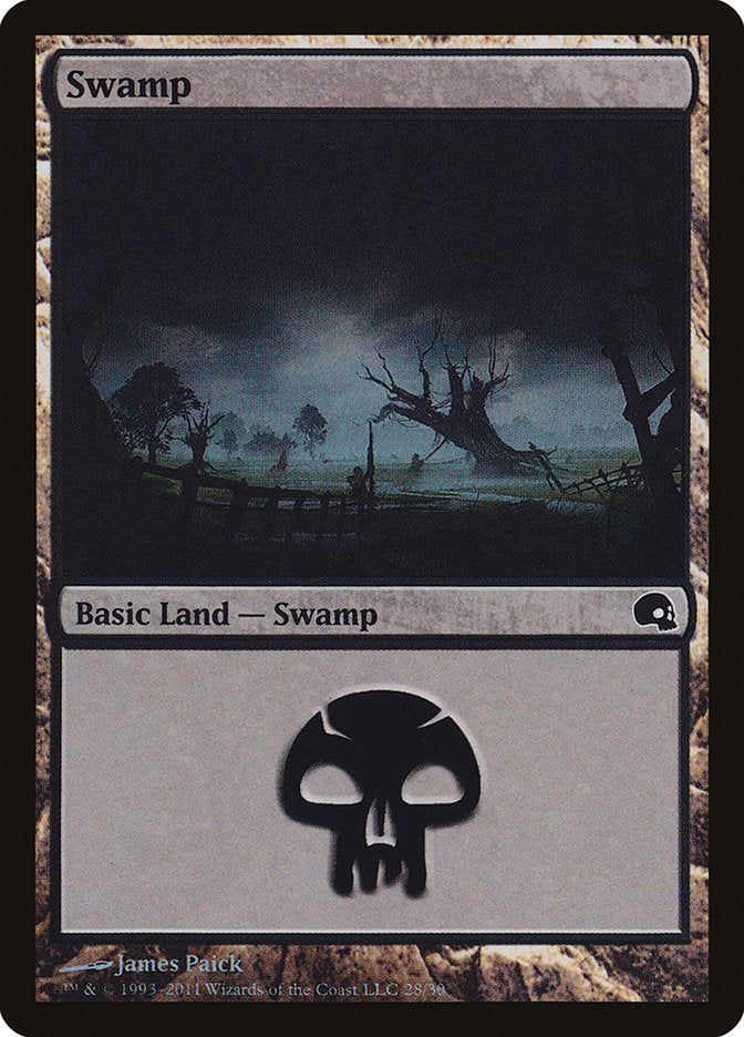 Swamp (28) [Premium Deck Series: Graveborn] | Dumpster Cat Games