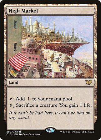 High Market [Commander 2015] | Dumpster Cat Games