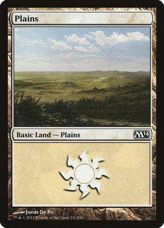 Plains (231) [Magic 2014] | Dumpster Cat Games