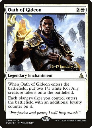Oath of Gideon [Oath of the Gatewatch Promos] | Dumpster Cat Games
