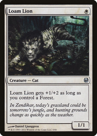 Loam Lion [Duel Decks: Ajani vs. Nicol Bolas] | Dumpster Cat Games