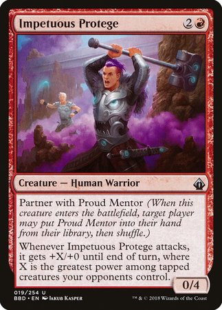 Impetuous Protege [Battlebond] | Dumpster Cat Games