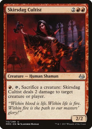 Skirsdag Cultist [Modern Masters 2017] | Dumpster Cat Games