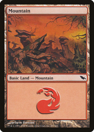 Mountain (297) [Shadowmoor] | Dumpster Cat Games