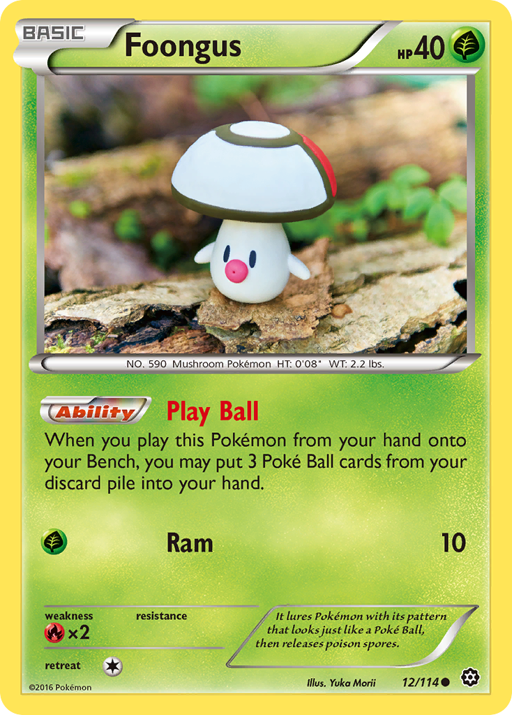 Foongus (12/114) [XY: Steam Siege] | Dumpster Cat Games