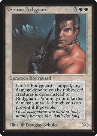Veteran Bodyguard [Limited Edition Beta] | Dumpster Cat Games