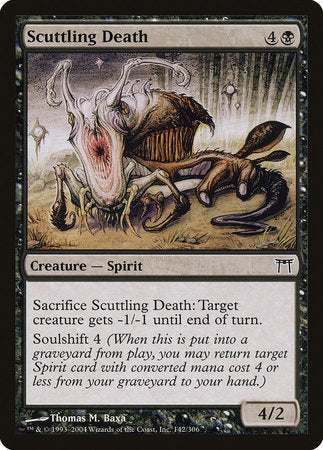 Scuttling Death [Champions of Kamigawa] | Dumpster Cat Games