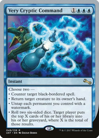 Very Cryptic Command (E) [Unstable] | Dumpster Cat Games