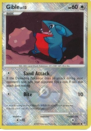 Gible (106/147) (Championship Promo) [Platinum: Supreme Victors] | Dumpster Cat Games