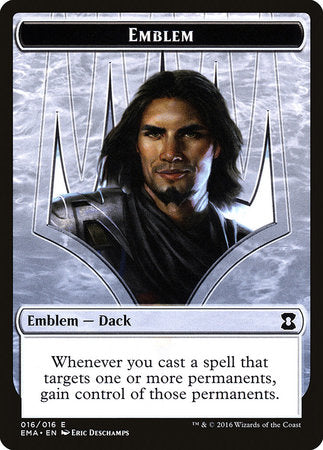 Emblem - Dack Fayden [Eternal Masters Tokens] | Dumpster Cat Games