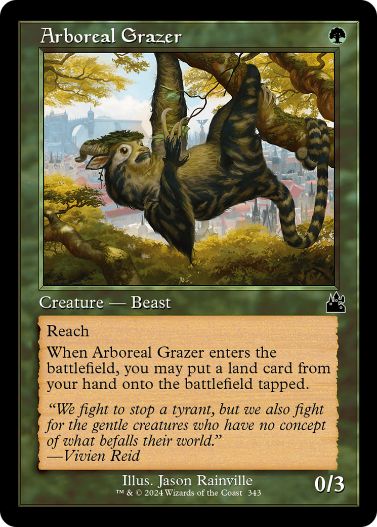 Arboreal Grazer (Retro Frame) [Ravnica Remastered] | Dumpster Cat Games