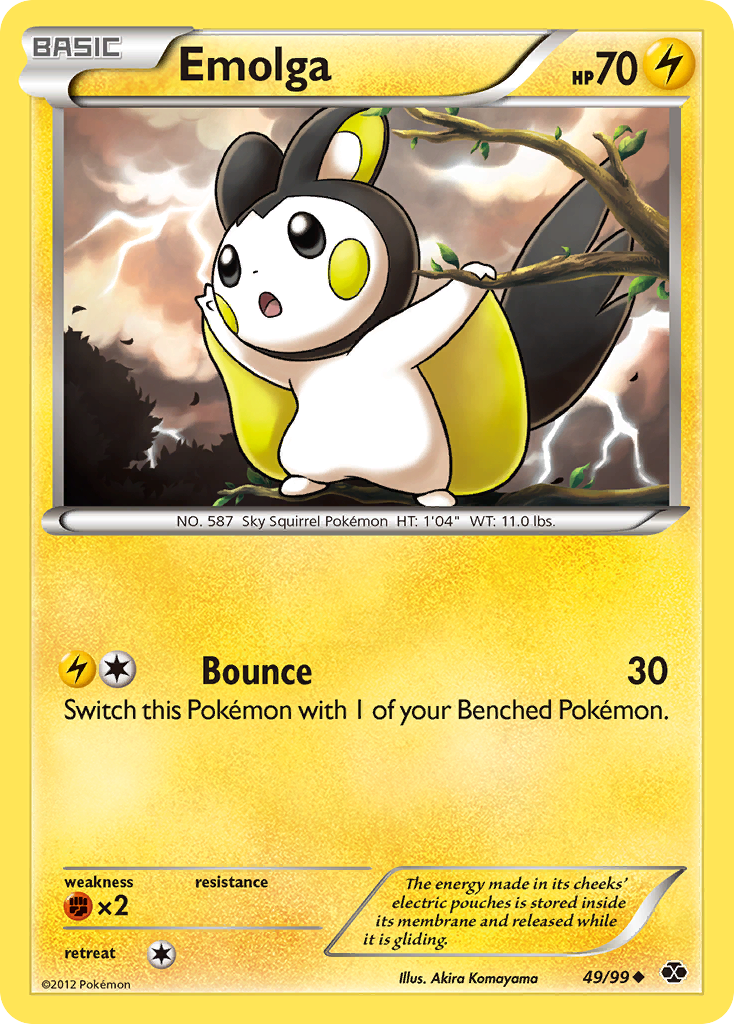 Emolga (49/99) [Black & White: Next Destinies] | Dumpster Cat Games