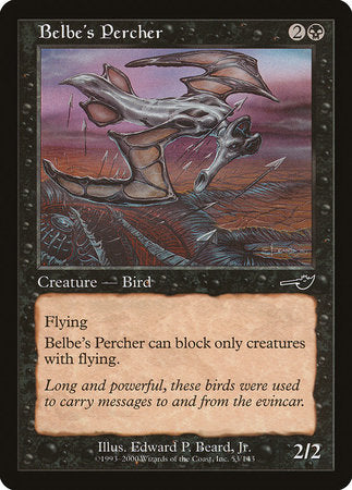 Belbe's Percher [Nemesis] | Dumpster Cat Games