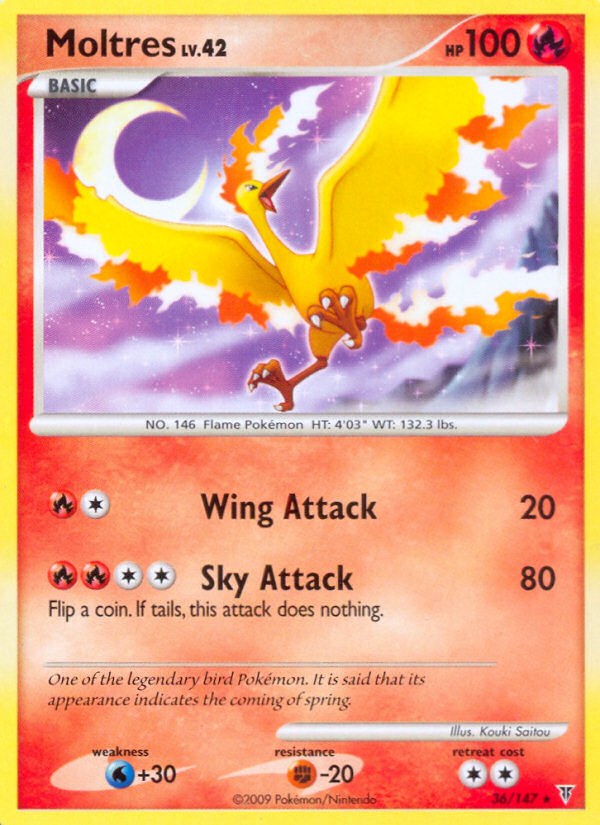 Moltres (36/147) [Platinum: Supreme Victors] | Dumpster Cat Games
