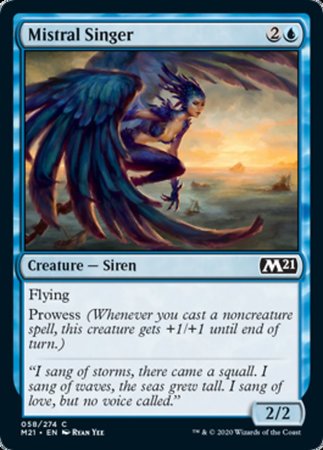 Mistral Singer [Core Set 2021] | Dumpster Cat Games
