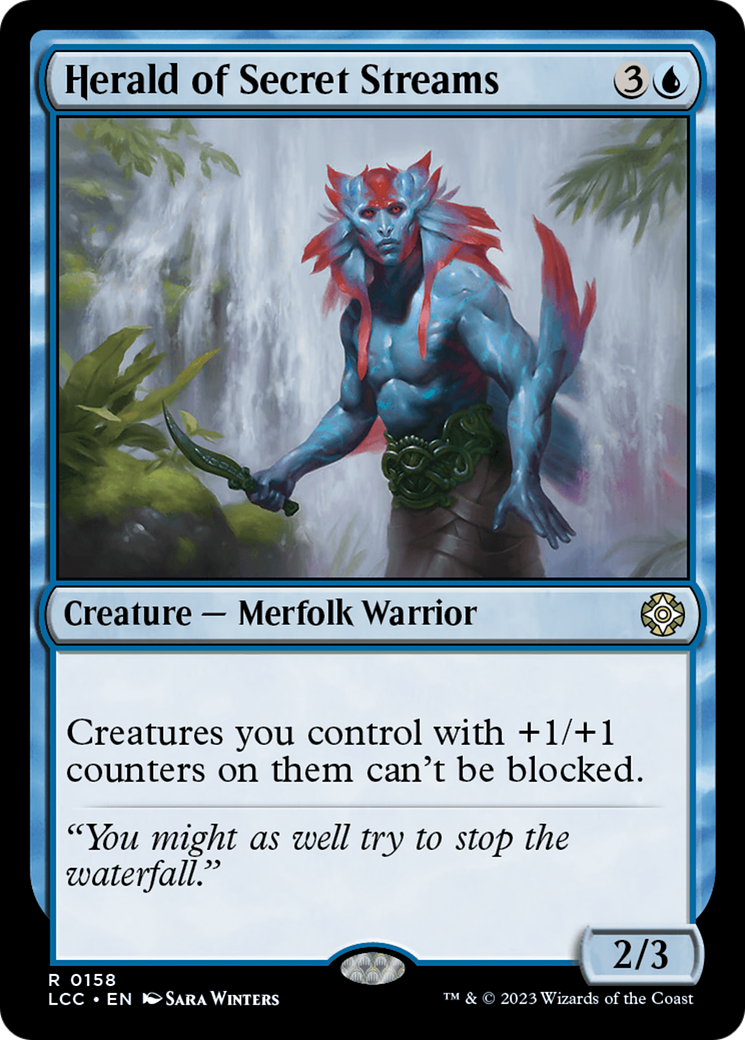 Herald of Secret Streams [The Lost Caverns of Ixalan Commander] | Dumpster Cat Games