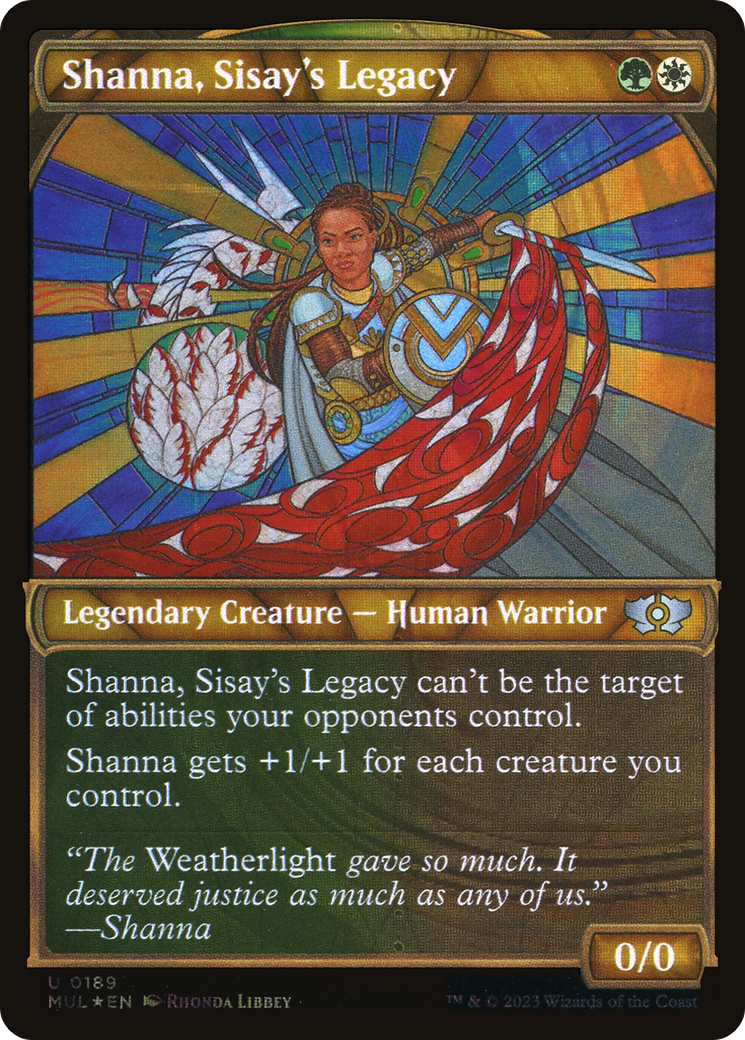 Shanna, Sisay's Legacy (Halo Foil) [Multiverse Legends] | Dumpster Cat Games