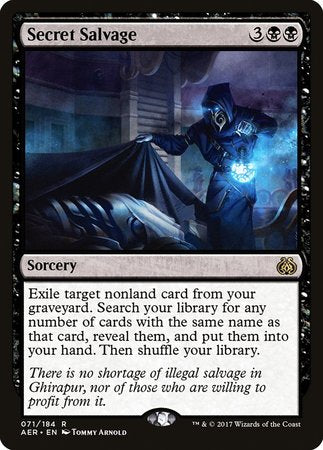 Secret Salvage [Aether Revolt] | Dumpster Cat Games
