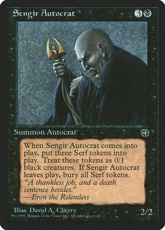 Sengir Autocrat [Homelands] | Dumpster Cat Games