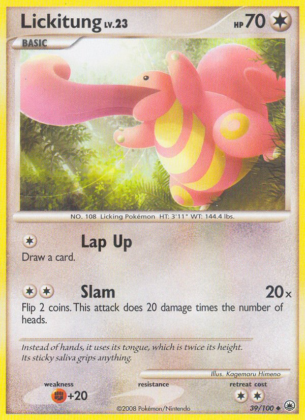 Lickitung (39/100) [Diamond & Pearl: Majestic Dawn] | Dumpster Cat Games