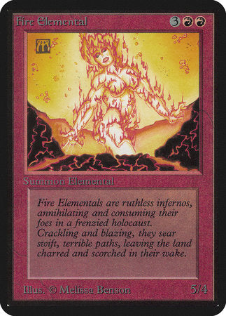 Fire Elemental [Limited Edition Alpha] | Dumpster Cat Games