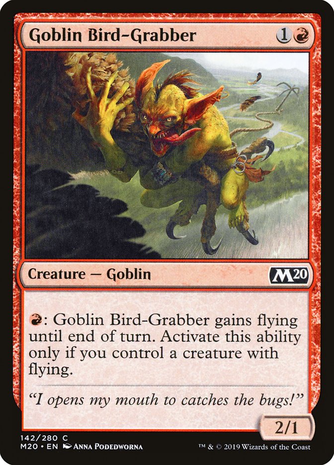 Goblin Bird-Grabber [Core Set 2020] | Dumpster Cat Games