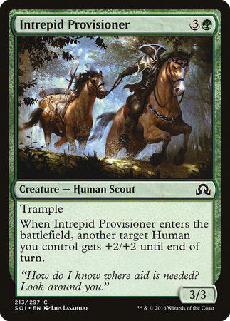 Intrepid Provisioner [Shadows over Innistrad] | Dumpster Cat Games
