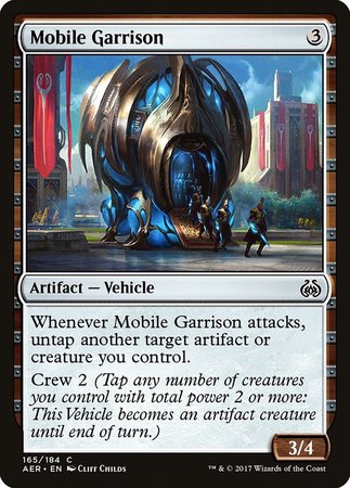 Mobile Garrison [Aether Revolt] | Dumpster Cat Games