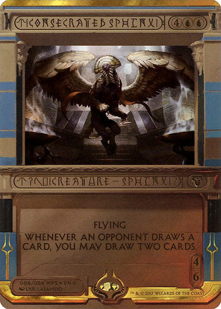 Consecrated Sphinx [Amonkhet Invocations] | Dumpster Cat Games