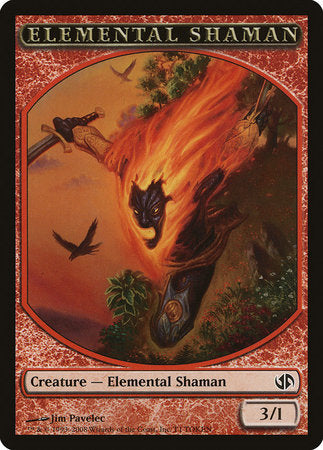 Elemental Shaman Token [Duel Decks: Jace vs. Chandra Tokens] | Dumpster Cat Games