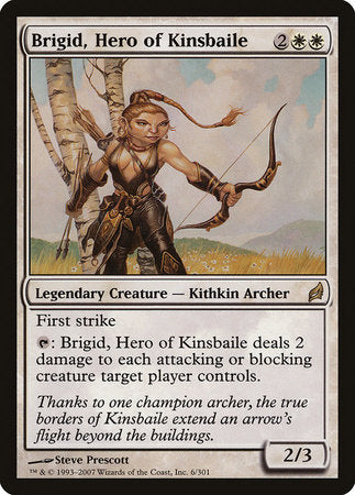 Brigid, Hero of Kinsbaile [Lorwyn] | Dumpster Cat Games