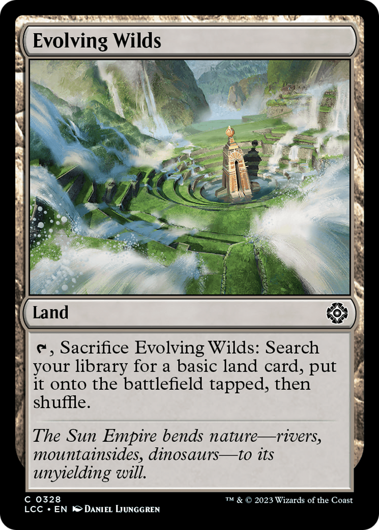 Evolving Wilds [The Lost Caverns of Ixalan Commander] | Dumpster Cat Games